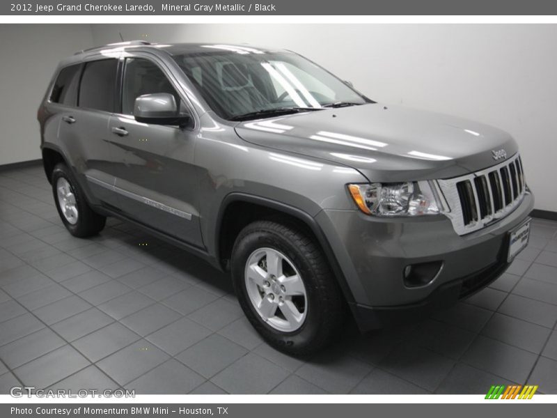 Mineral Gray Metallic / Black 2012 Jeep Grand Cherokee Laredo