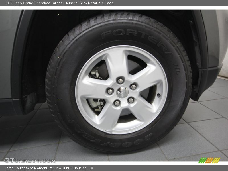 Mineral Gray Metallic / Black 2012 Jeep Grand Cherokee Laredo