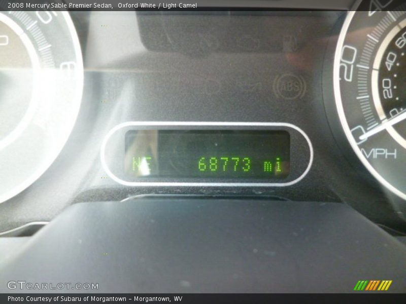 Oxford White / Light Camel 2008 Mercury Sable Premier Sedan