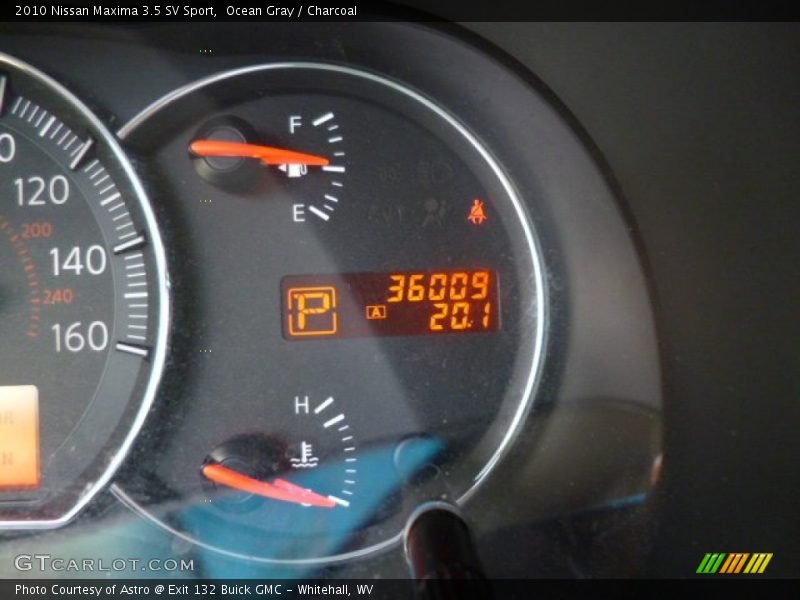 Ocean Gray / Charcoal 2010 Nissan Maxima 3.5 SV Sport