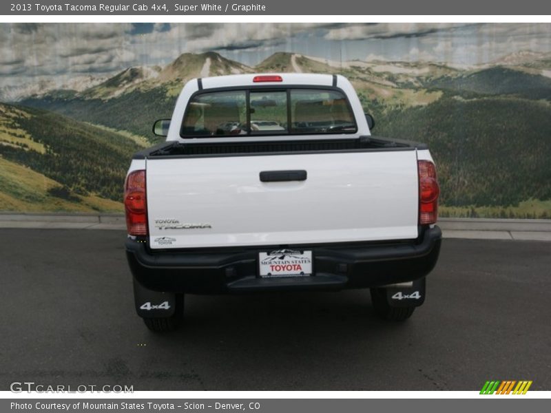 Super White / Graphite 2013 Toyota Tacoma Regular Cab 4x4