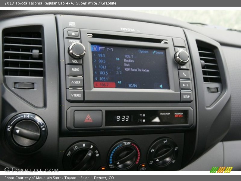 Super White / Graphite 2013 Toyota Tacoma Regular Cab 4x4