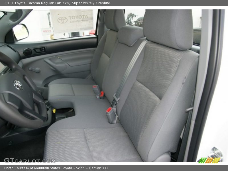 Super White / Graphite 2013 Toyota Tacoma Regular Cab 4x4