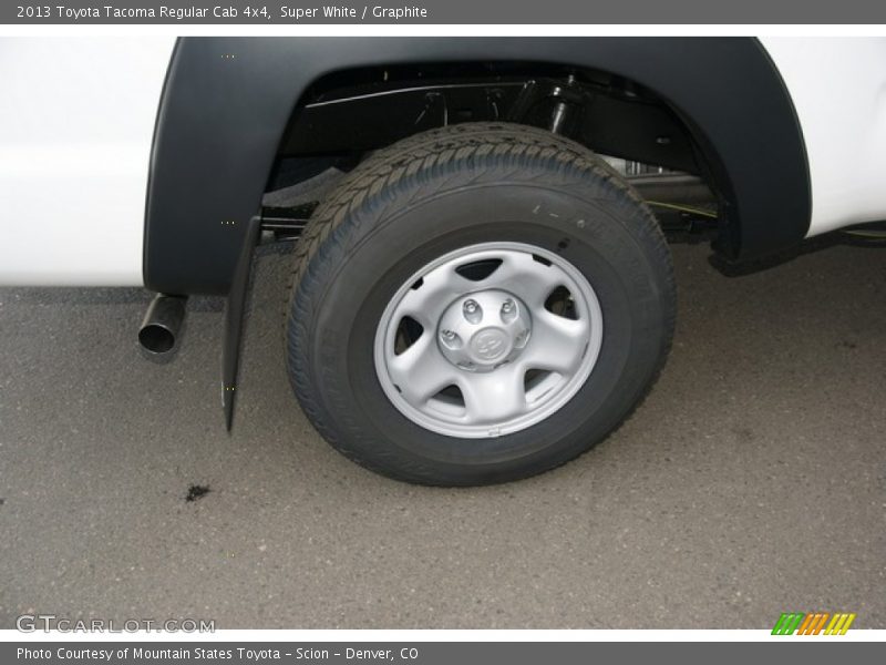 Super White / Graphite 2013 Toyota Tacoma Regular Cab 4x4