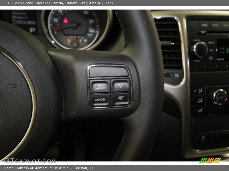 Mineral Gray Metallic / Black 2012 Jeep Grand Cherokee Laredo