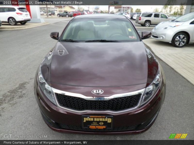Dark Cherry Pearl Metallic / Beige 2013 Kia Optima LX