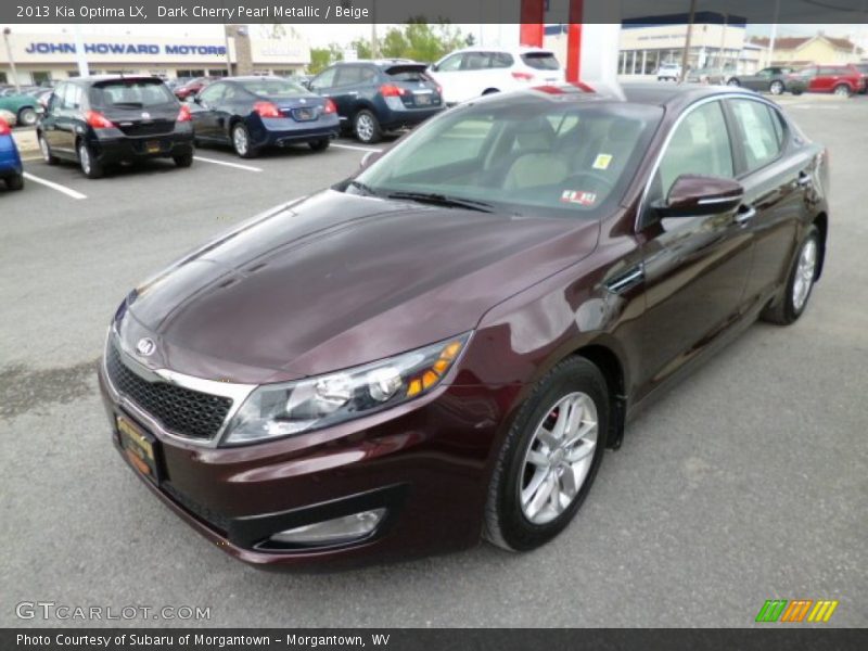Dark Cherry Pearl Metallic / Beige 2013 Kia Optima LX