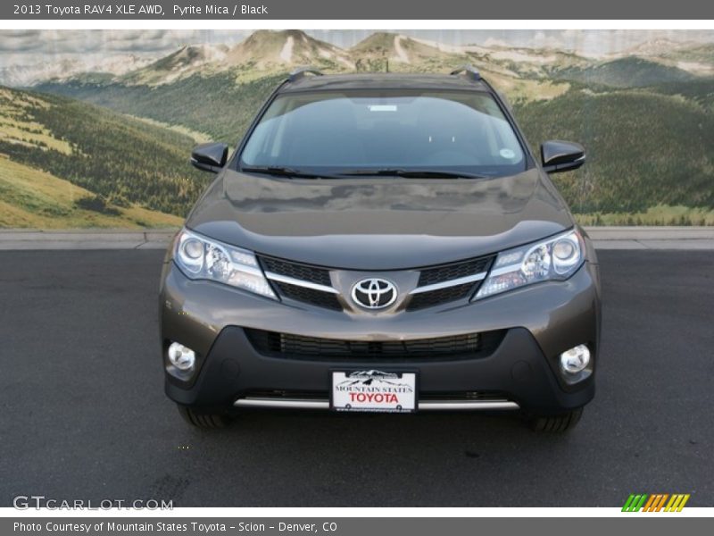 Pyrite Mica / Black 2013 Toyota RAV4 XLE AWD