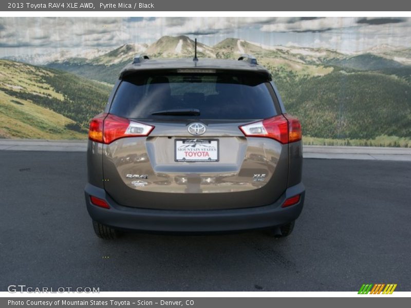 Pyrite Mica / Black 2013 Toyota RAV4 XLE AWD