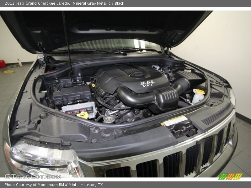 Mineral Gray Metallic / Black 2012 Jeep Grand Cherokee Laredo