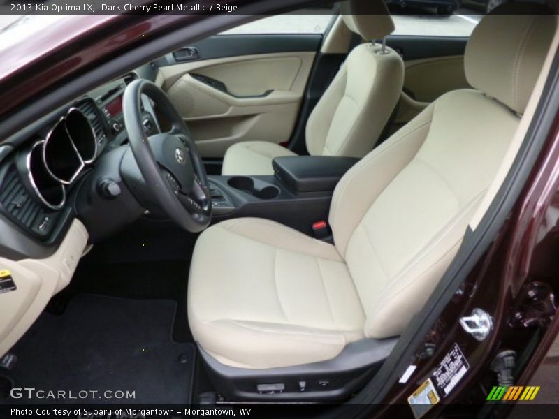 Dark Cherry Pearl Metallic / Beige 2013 Kia Optima LX
