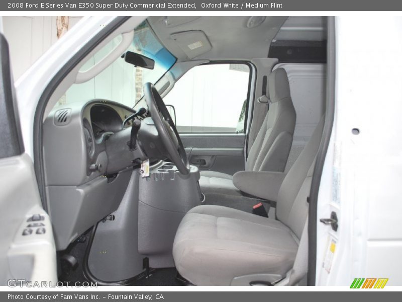 Oxford White / Medium Flint 2008 Ford E Series Van E350 Super Duty Commericial Extended