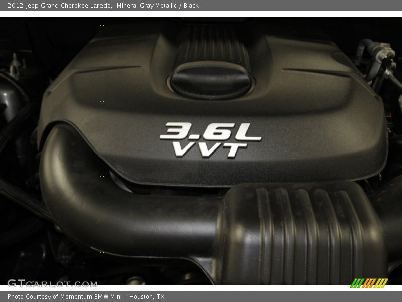 Mineral Gray Metallic / Black 2012 Jeep Grand Cherokee Laredo