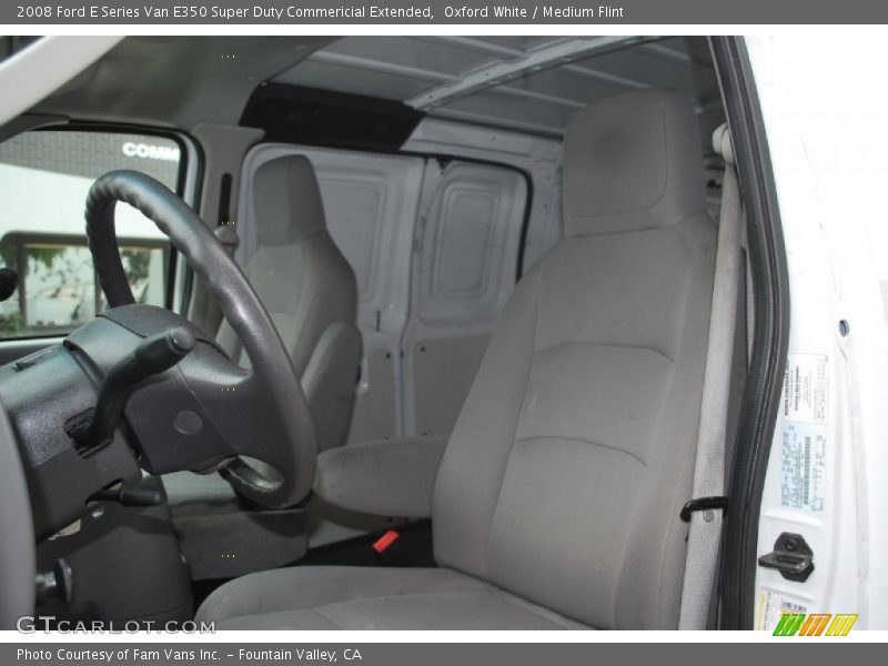 Oxford White / Medium Flint 2008 Ford E Series Van E350 Super Duty Commericial Extended