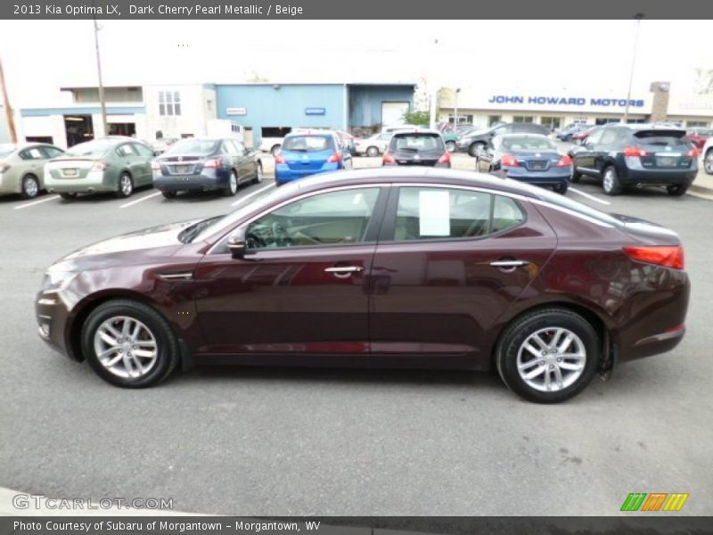 Dark Cherry Pearl Metallic / Beige 2013 Kia Optima LX