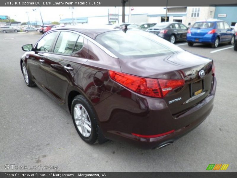 Dark Cherry Pearl Metallic / Beige 2013 Kia Optima LX