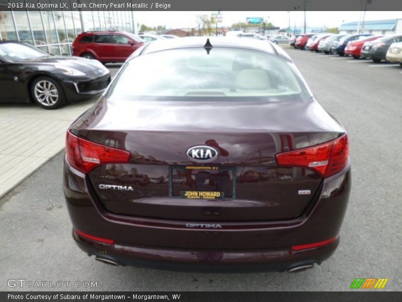 Dark Cherry Pearl Metallic / Beige 2013 Kia Optima LX