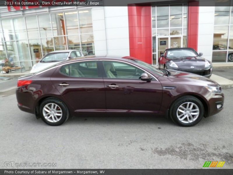Dark Cherry Pearl Metallic / Beige 2013 Kia Optima LX