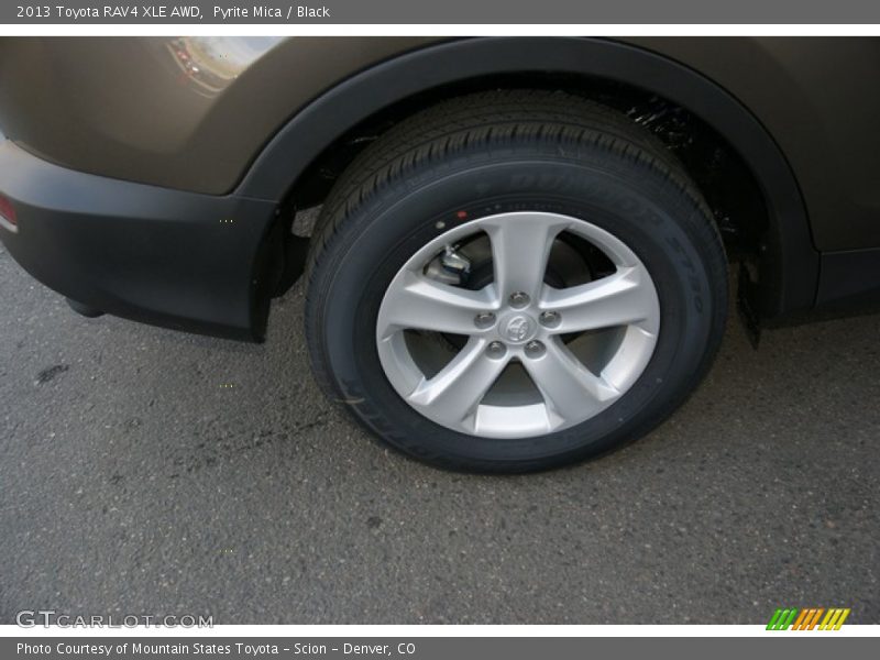 Pyrite Mica / Black 2013 Toyota RAV4 XLE AWD