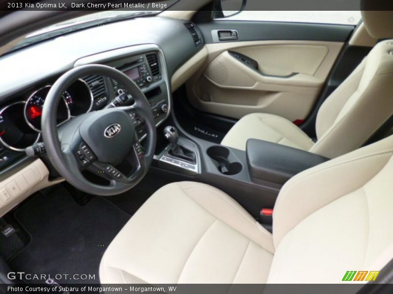Dark Cherry Pearl Metallic / Beige 2013 Kia Optima LX