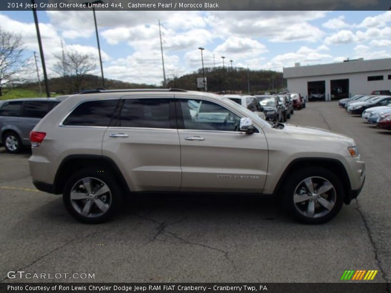 Cashmere Pearl / Morocco Black 2014 Jeep Grand Cherokee Limited 4x4