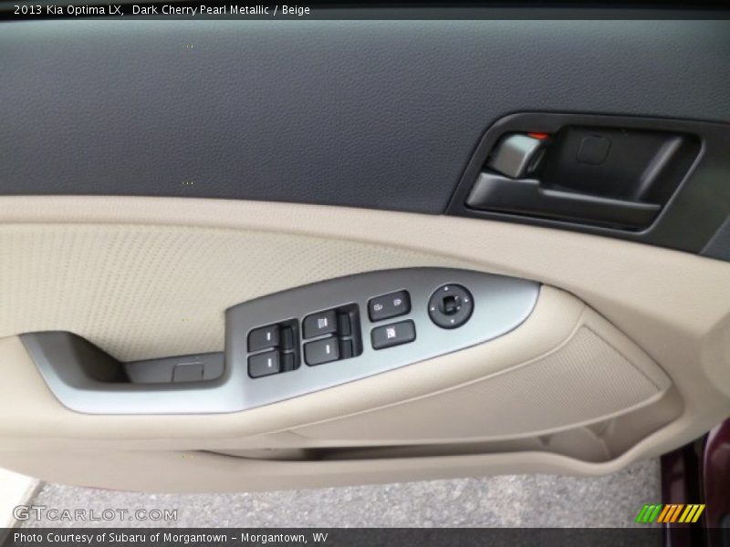 Dark Cherry Pearl Metallic / Beige 2013 Kia Optima LX