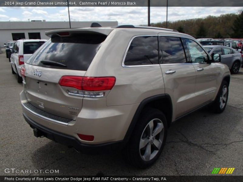 Cashmere Pearl / Morocco Black 2014 Jeep Grand Cherokee Limited 4x4