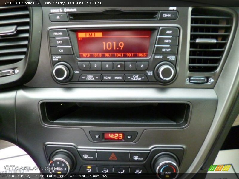 Dark Cherry Pearl Metallic / Beige 2013 Kia Optima LX