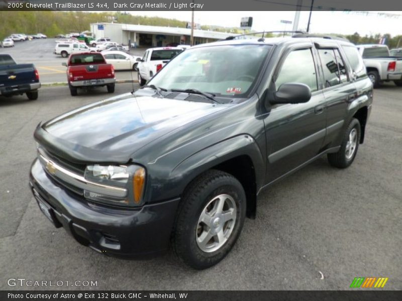 Dark Gray Metallic / Light Gray 2005 Chevrolet TrailBlazer LS 4x4