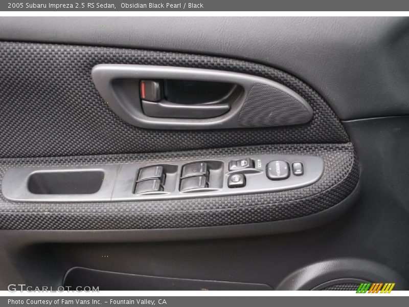 Obsidian Black Pearl / Black 2005 Subaru Impreza 2.5 RS Sedan