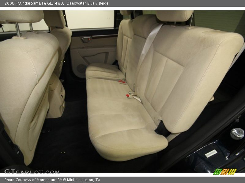 Deepwater Blue / Beige 2008 Hyundai Santa Fe GLS 4WD