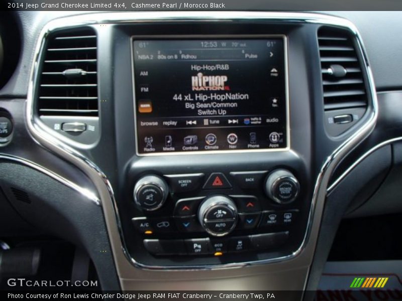 Cashmere Pearl / Morocco Black 2014 Jeep Grand Cherokee Limited 4x4