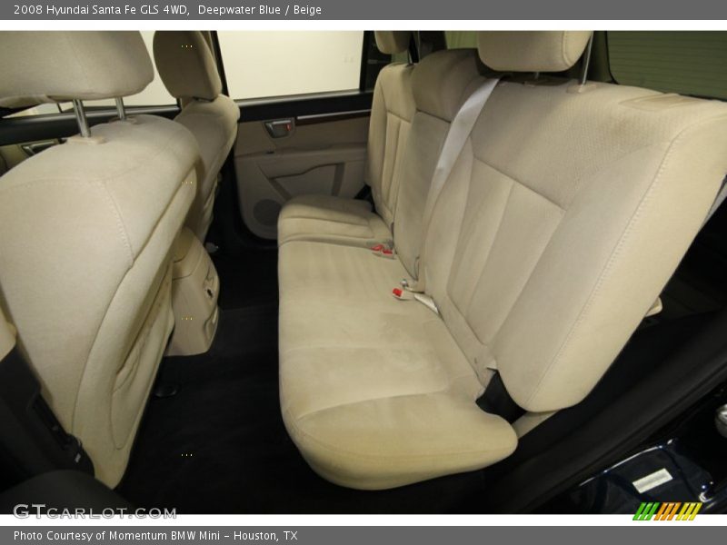 Deepwater Blue / Beige 2008 Hyundai Santa Fe GLS 4WD