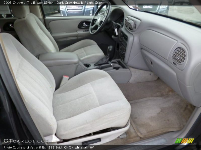 Dark Gray Metallic / Light Gray 2005 Chevrolet TrailBlazer LS 4x4