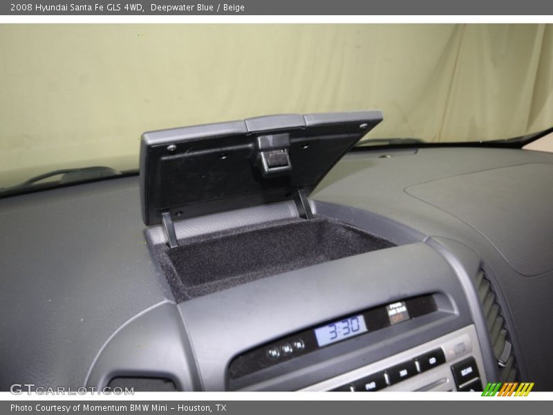 Deepwater Blue / Beige 2008 Hyundai Santa Fe GLS 4WD