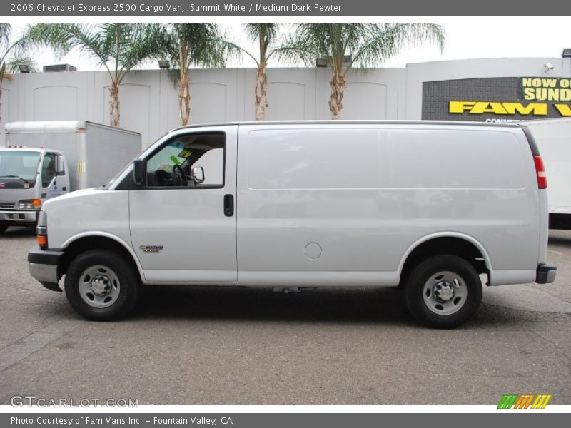 Summit White / Medium Dark Pewter 2006 Chevrolet Express 2500 Cargo Van