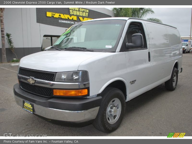 Summit White / Medium Dark Pewter 2006 Chevrolet Express 2500 Cargo Van