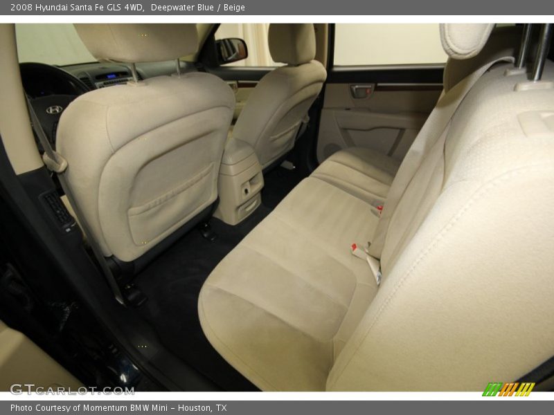 Deepwater Blue / Beige 2008 Hyundai Santa Fe GLS 4WD