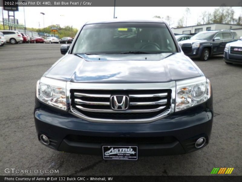 Bali Blue Pearl / Gray 2012 Honda Pilot EX 4WD
