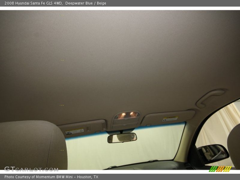 Deepwater Blue / Beige 2008 Hyundai Santa Fe GLS 4WD