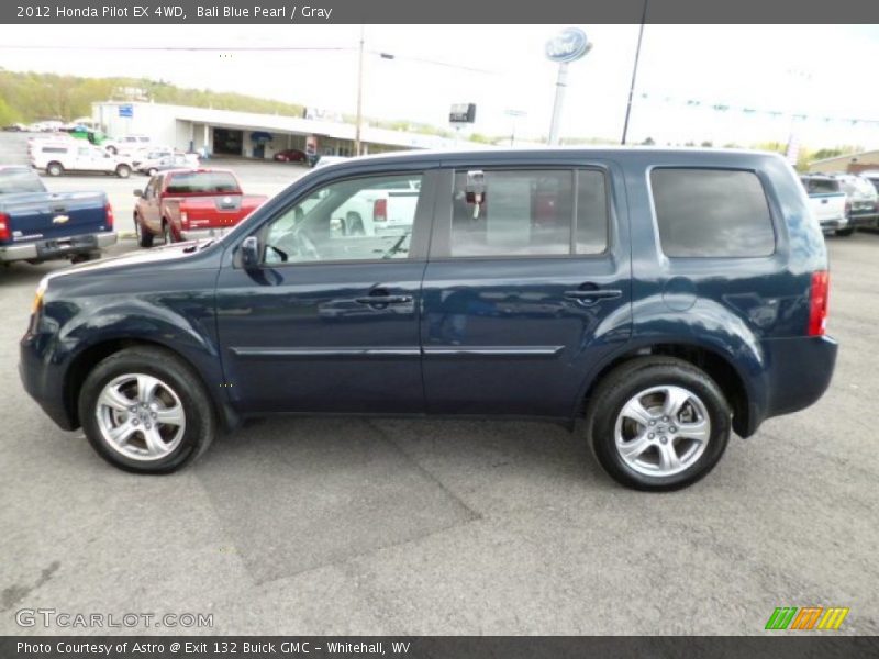 Bali Blue Pearl / Gray 2012 Honda Pilot EX 4WD