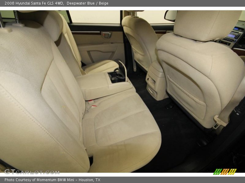 Deepwater Blue / Beige 2008 Hyundai Santa Fe GLS 4WD