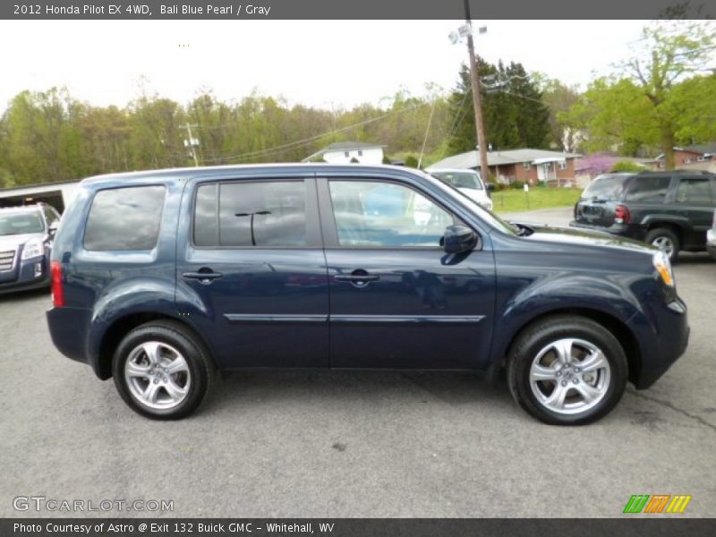 Bali Blue Pearl / Gray 2012 Honda Pilot EX 4WD