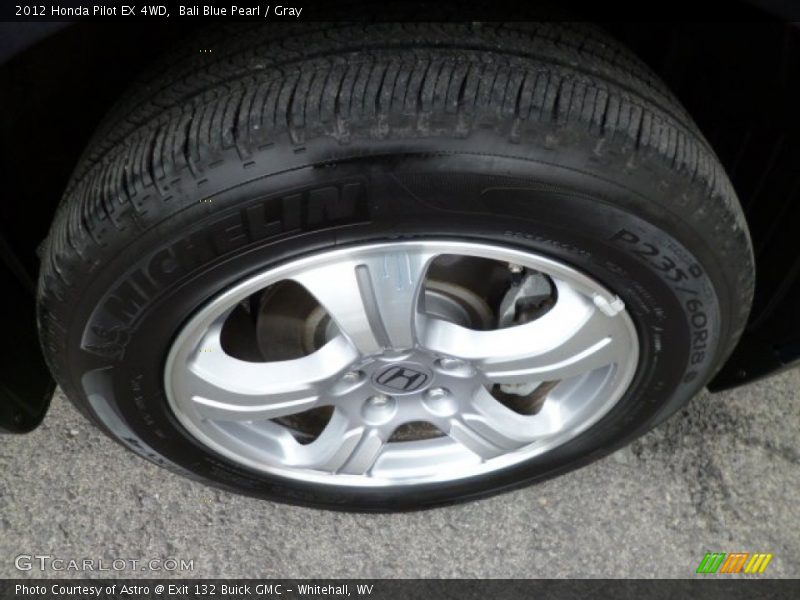 Bali Blue Pearl / Gray 2012 Honda Pilot EX 4WD