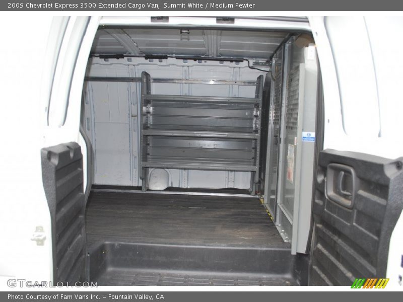 Summit White / Medium Pewter 2009 Chevrolet Express 3500 Extended Cargo Van