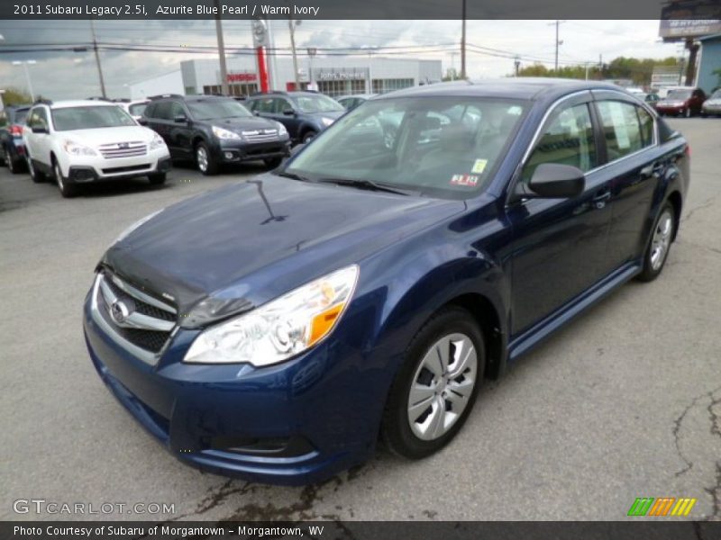 Azurite Blue Pearl / Warm Ivory 2011 Subaru Legacy 2.5i