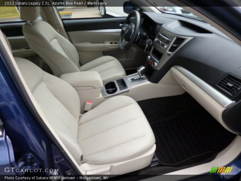 Azurite Blue Pearl / Warm Ivory 2011 Subaru Legacy 2.5i