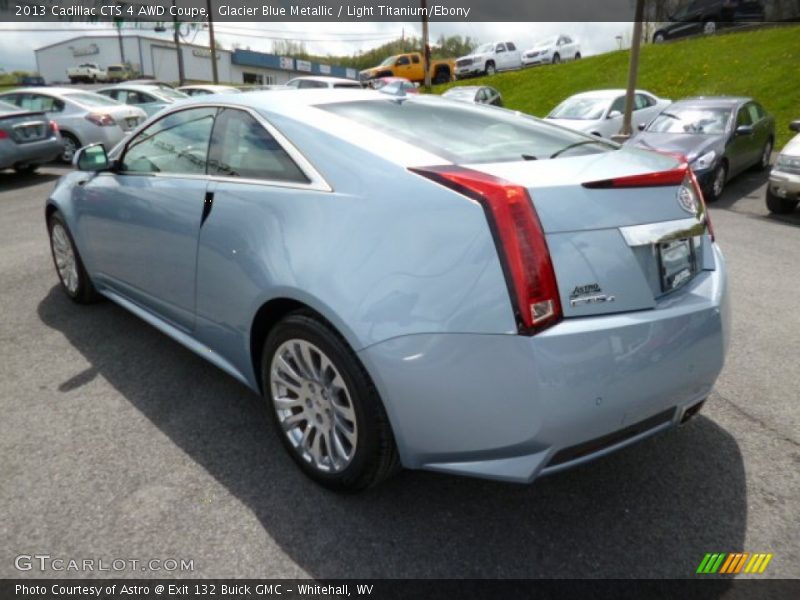 Glacier Blue Metallic / Light Titanium/Ebony 2013 Cadillac CTS 4 AWD Coupe