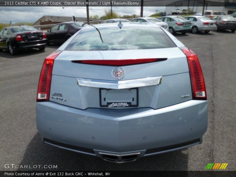 Glacier Blue Metallic / Light Titanium/Ebony 2013 Cadillac CTS 4 AWD Coupe