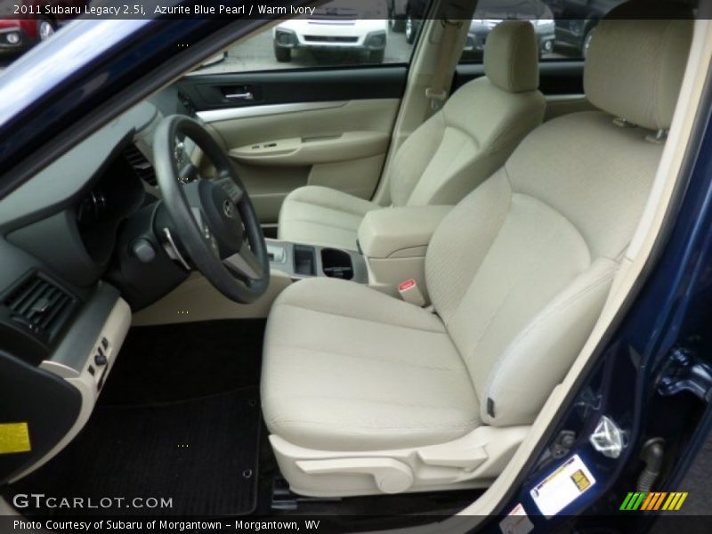 Azurite Blue Pearl / Warm Ivory 2011 Subaru Legacy 2.5i